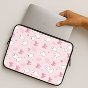 Pink Ghosts And Bows Laptop Sleeve 2