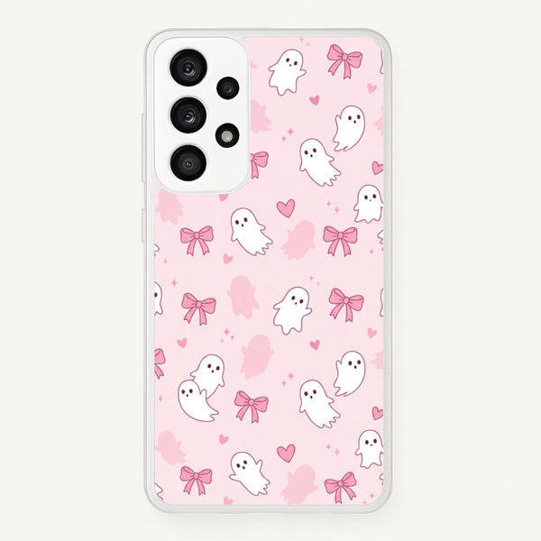 Pink Ghosts And Bows Phone Case - Galaxy A33 / Standard
