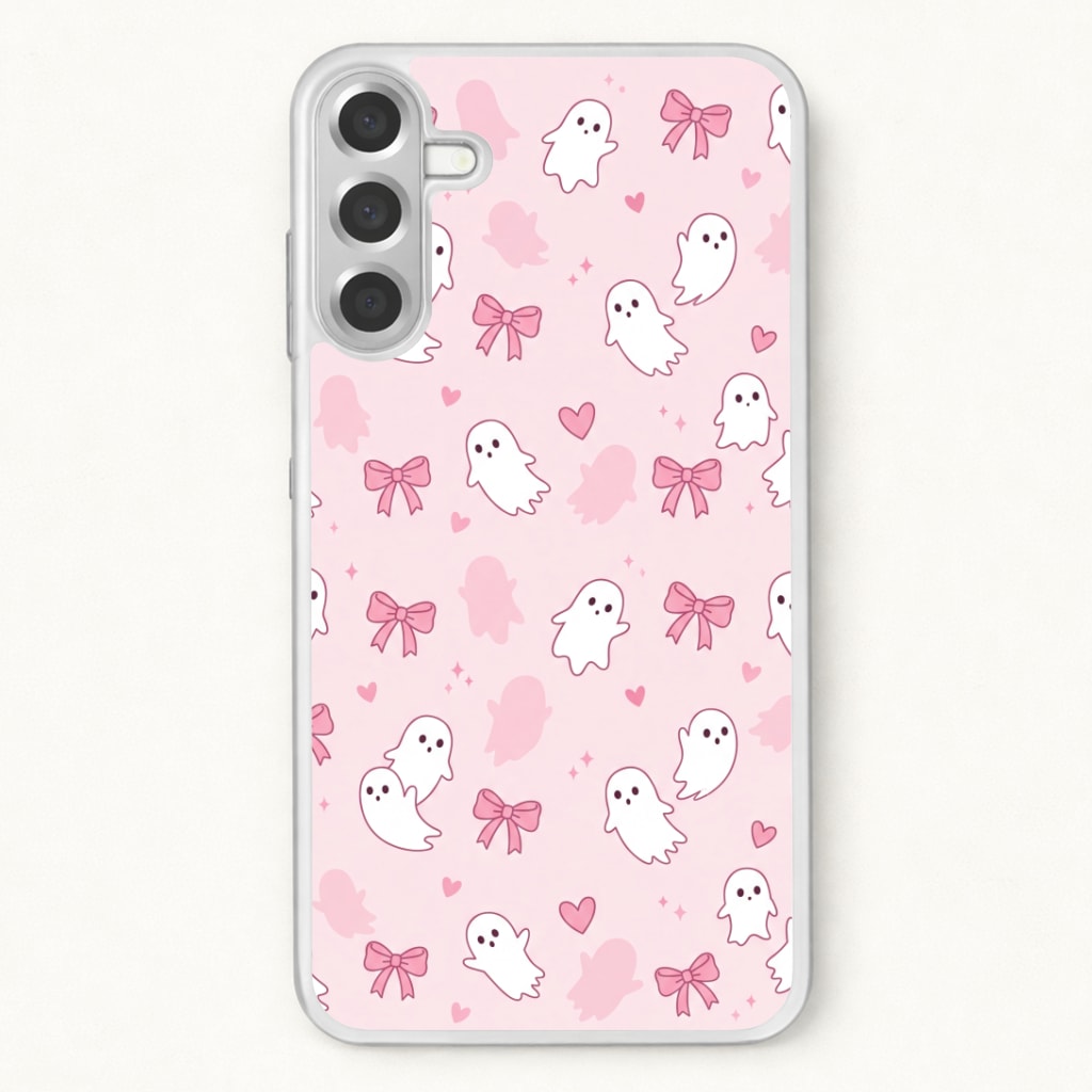 Pink Ghosts And Bows Phone Case
