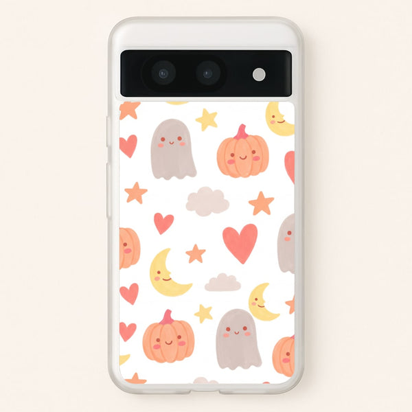 Sweet Halloween Friends Phone Case - Google Pixel 8a / Standard