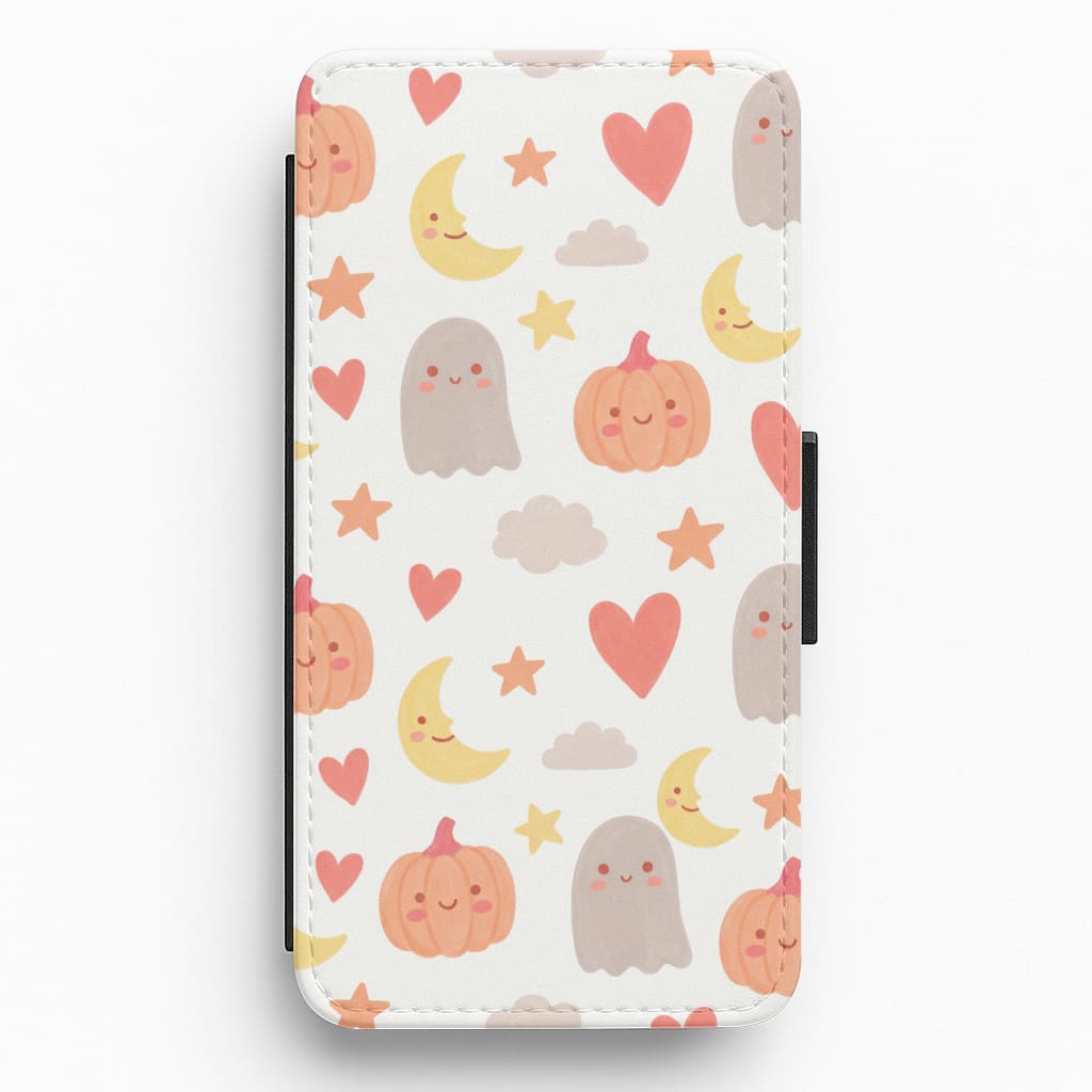 Sweet Halloween Friends Flip / Wallet Phone Case