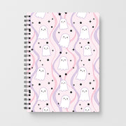 Wavy Ghost Pastels Notebook 1