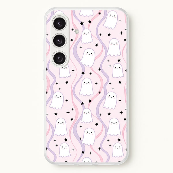 Wavy Ghost Pastels Phone Case - Galaxy S25 / Standard