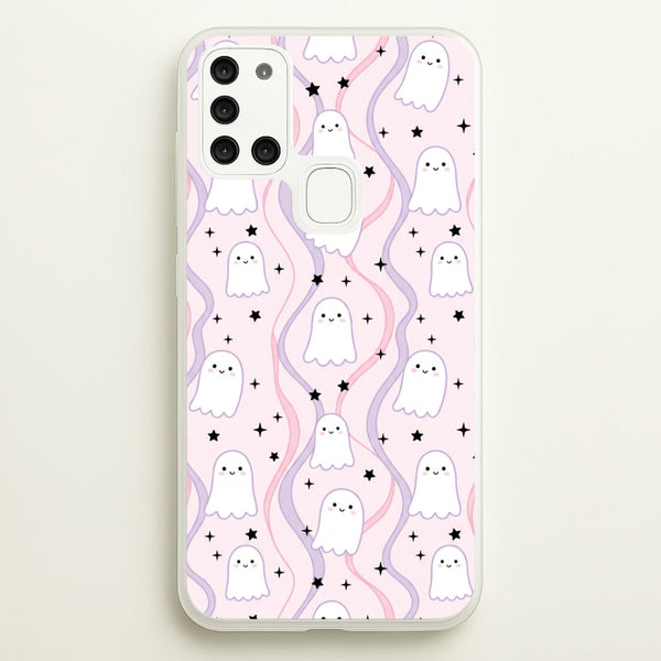 Wavy Ghost Pastels Phone Case - Galaxy A21s / Standard