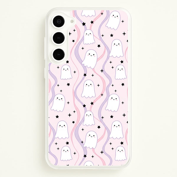 Wavy Ghost Pastels Phone Case - Galaxy S23 Plus / Standard