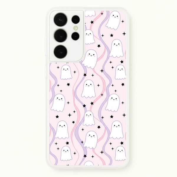 Wavy Ghost Pastels Phone Case - Galaxy S21 Ultra / Standard