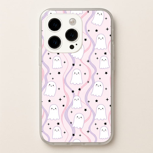 Wavy Ghost Pastels Phone Case - iPhone 15 Pro Max / Standard