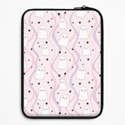 Wavy Ghost Pastels Laptop Sleeve 1