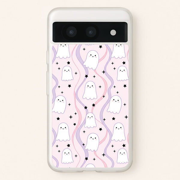 Wavy Ghost Pastels Phone Case - Google Pixel 8a / Standard