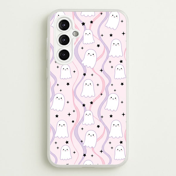 Wavy Ghost Pastels Phone Case - Galaxy A14 / Standard