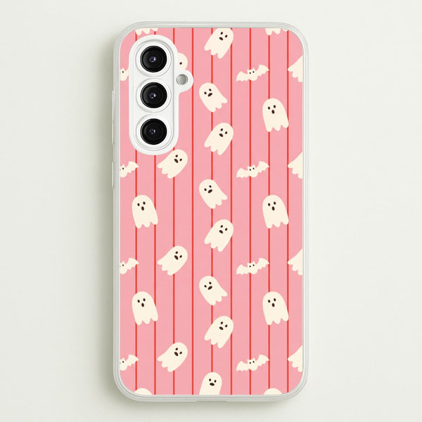 Candy Stripe Ghosts Phone Case - Galaxy A16 / Standard
