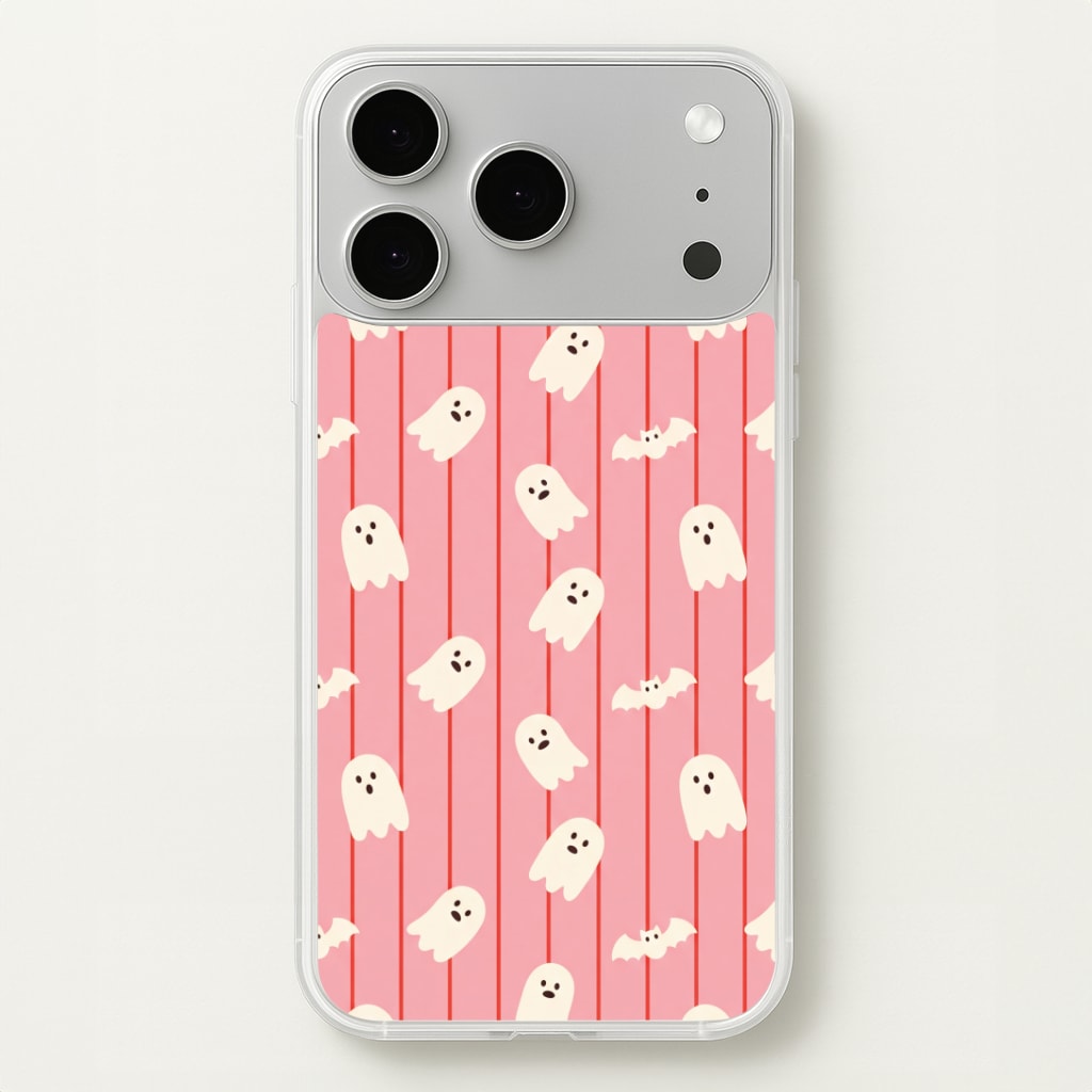 Candy Stripe Ghosts Phone Case