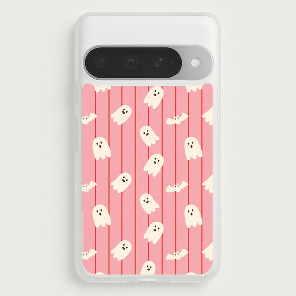 Candy Stripe Ghosts Phone Case - Google Pixel 10 Pro XL / Standard