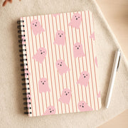 Candy Stripe Ghosts - Vanilla Notebook 3