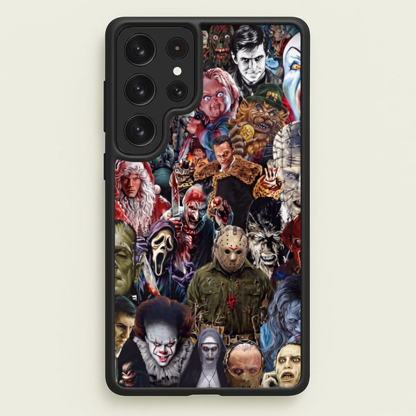 Collage of Horror Phone Case - Galaxy S23 Ultra / Standard