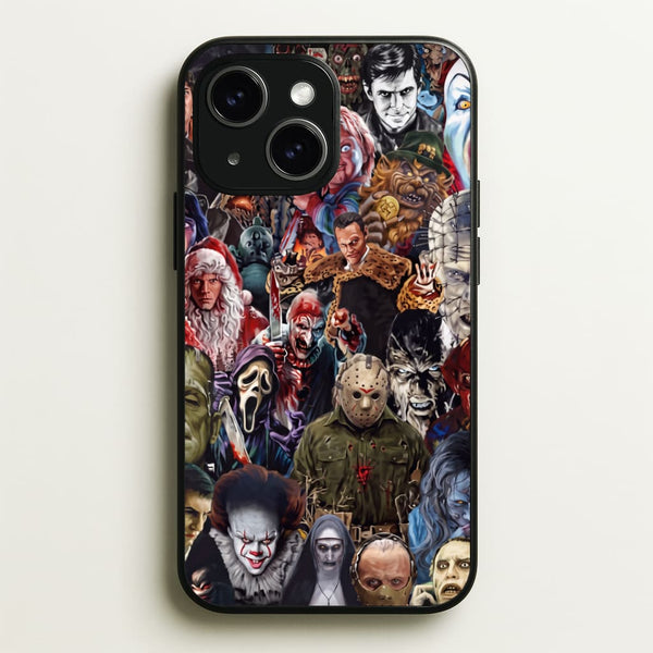Collage of Horror Phone Case - iPhone 15 / Standard
