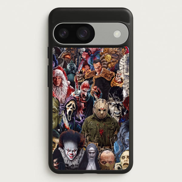 Collage of Horror Phone Case - Google Pixel 9 / 9 Pro / Standard
