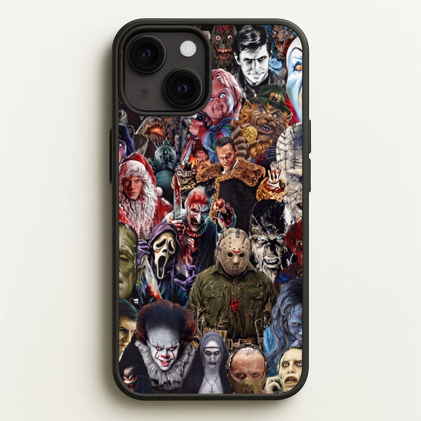 Collage of Horror Phone Case - iPhone 13 Mini / Standard