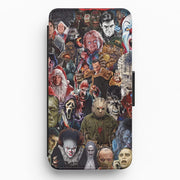 Collage of Horror Wallet Phone Case 1