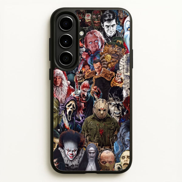 Collage of Horror Phone Case - Galaxy A56 / Standard