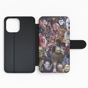 Collage of Horror Wallet Phone Case 2