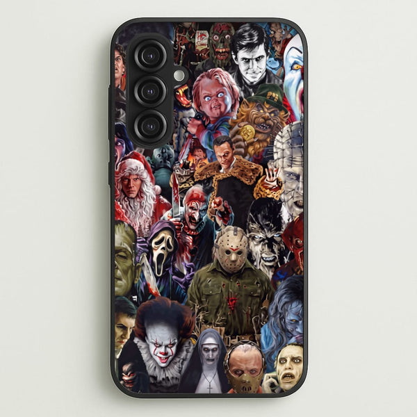 Collage of Horror Phone Case - Galaxy S23FE / Standard