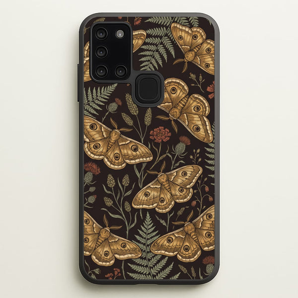 Moth And Moonlight Phone Case - Galaxy A21s / Standard