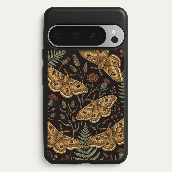 Moth And Moonlight Phone Case - Google Pixel 9 Pro XL / Standard