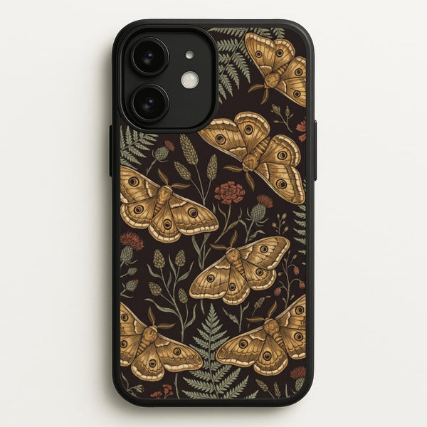 Moth And Moonlight Phone Case - iPhone 11 / Standard