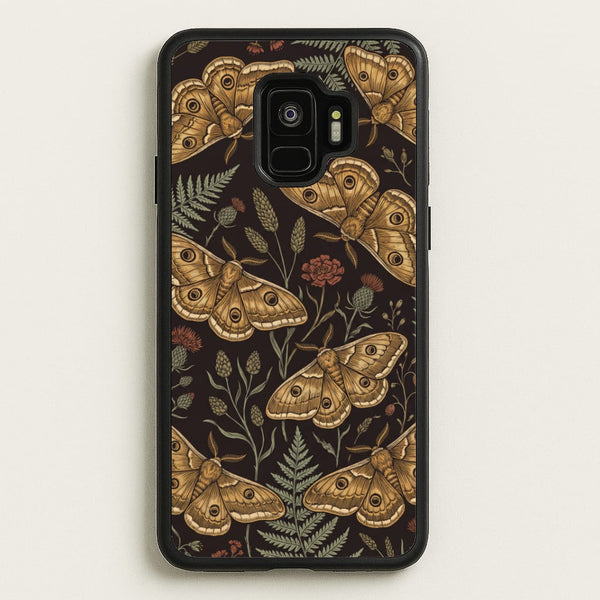 Moth And Moonlight Phone Case - Galaxy S9 / Standard