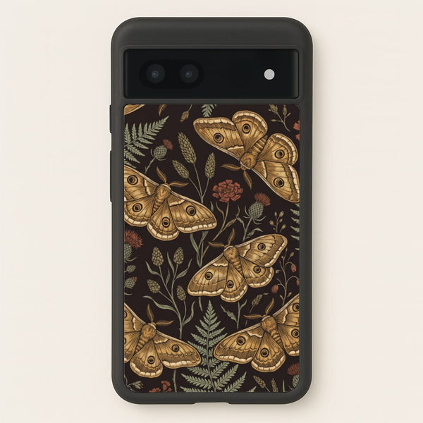 Moth And Moonlight Phone Case - Google Pixel 7a / Standard