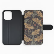 Moth And Moonlight Wallet Phone Case 2