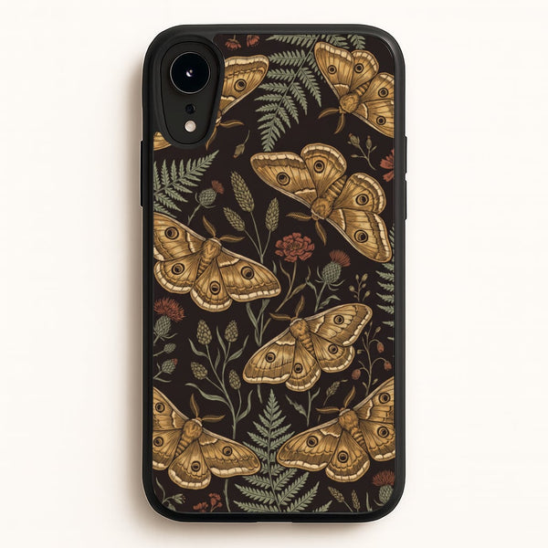 Moth And Moonlight Phone Case - iPhone XR / Standard