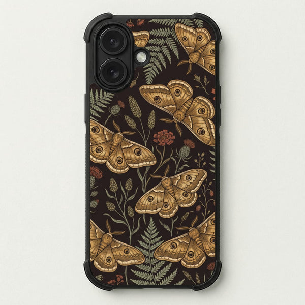 Moth And Moonlight Phone Case — Bumper case