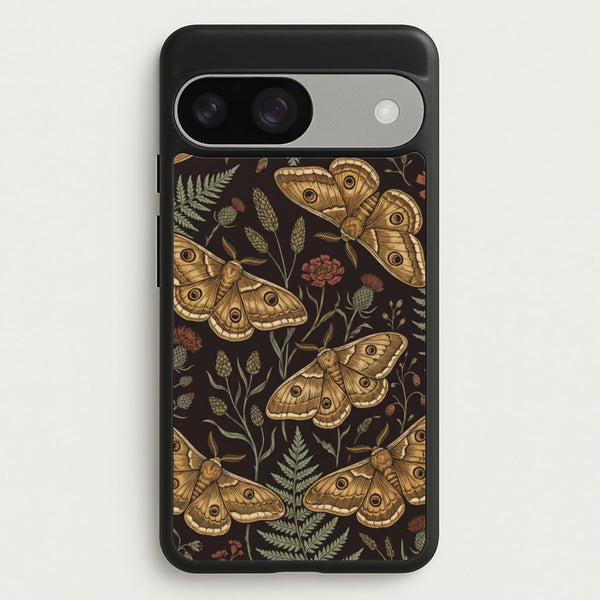 Moth And Moonlight Phone Case - Google Pixel 9 / 9 Pro / Standard