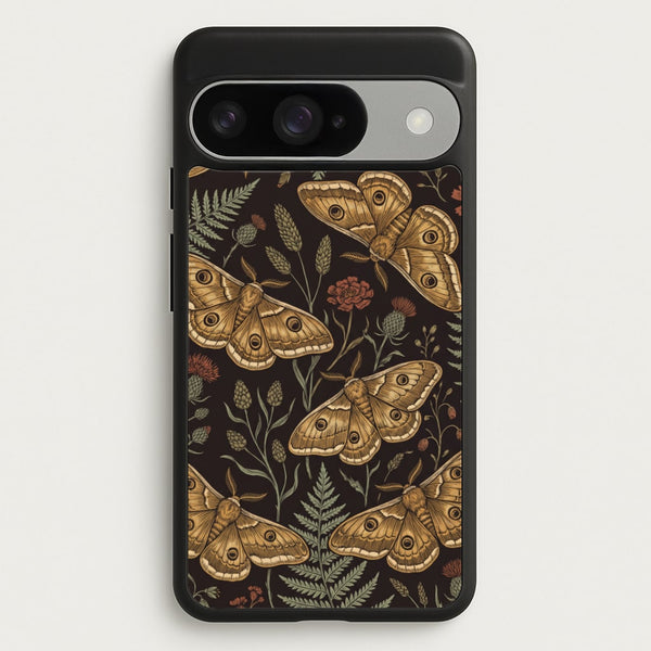 Moth And Moonlight Phone Case - Google Pixel 10 / 10 Pro / Standard