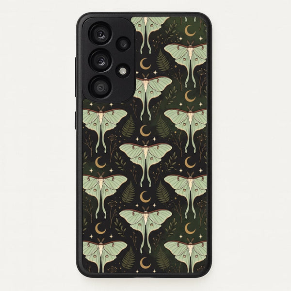 Moonlit Luna Moths Phone Case - Galaxy A53 / Standard