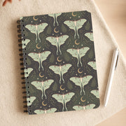 Moonlit Luna Moths Notebook 3