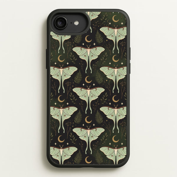 Moonlit Luna Moths Phone Case - iPhone 6 Plus / 7 Plus / 8 Plus / Standard
