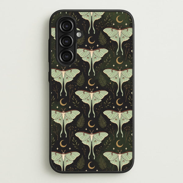 Moonlit Luna Moths Phone Case - Galaxy A16 / Standard
