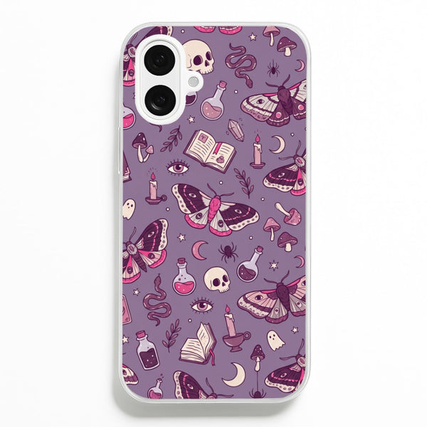 Purple Witchy Doodles Phone Case - iPhone 17 / Standard