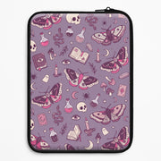 Purple Witchy Doodles Laptop Sleeve 1