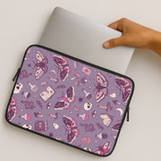 Purple Witchy Doodles Laptop Sleeve 2