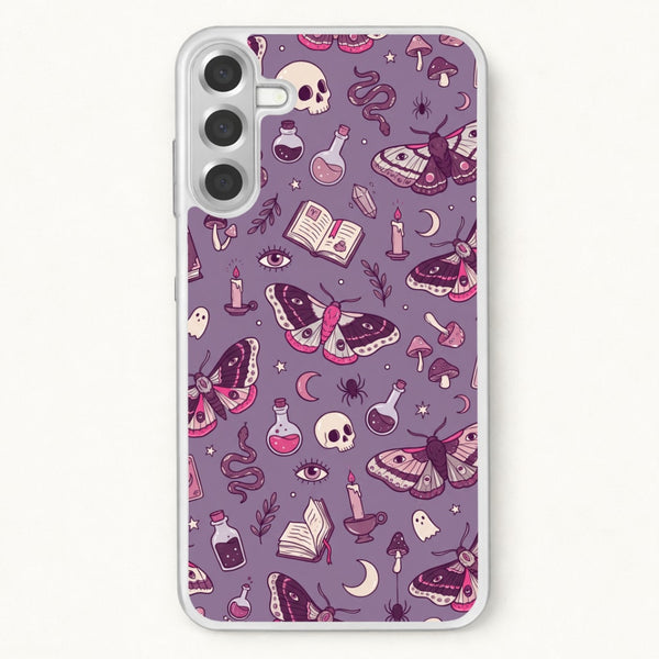 Purple Witchy Doodles Phone Case - Galaxy A17 / Standard