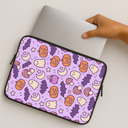 Lilac Witchy Doodles Laptop Sleeve 2