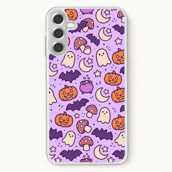 Lilac Witchy Doodles Phone Case - Galaxy A37 / Standard