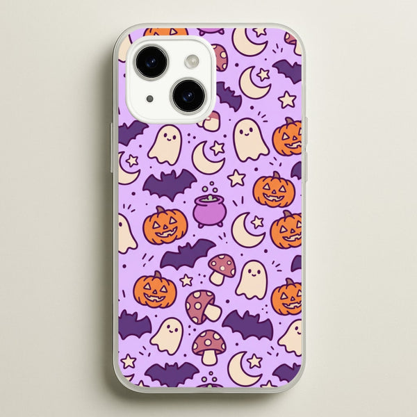 Lilac Witchy Doodles Phone Case - iPhone 15 / Standard