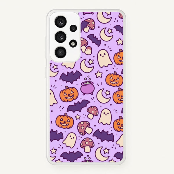Lilac Witchy Doodles Phone Case - Galaxy A33 / Standard