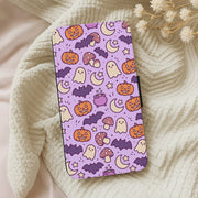 Lilac Witchy Doodles Wallet Phone Case 5