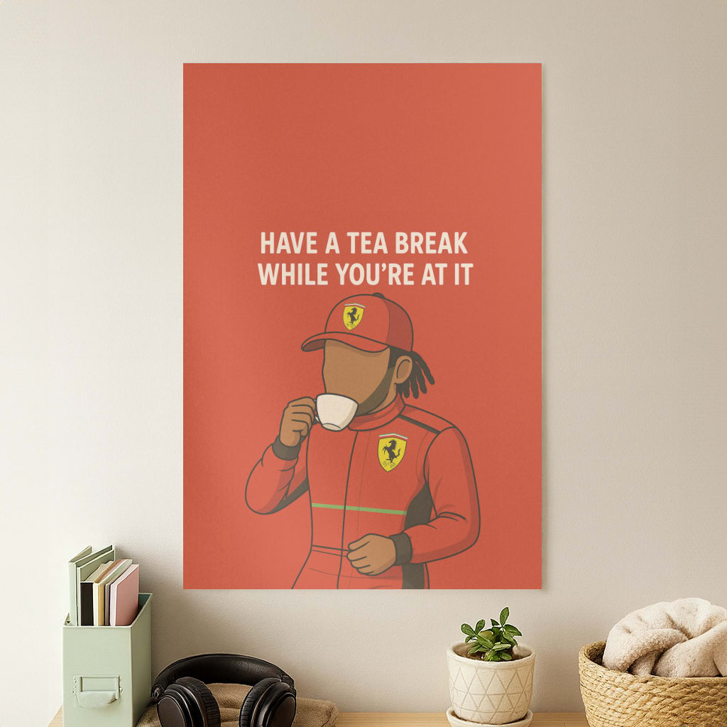 Hamilton's Tea Break Poster